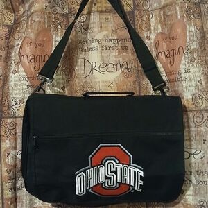 Ohio State Black and Red Messenger Bag
